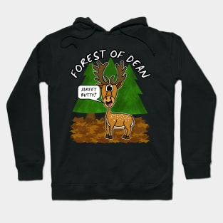 Forest Of Dean Deer Funny Gloucestershire Hoodie